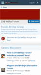 Mobile Screenshot of oldwillysforum.com